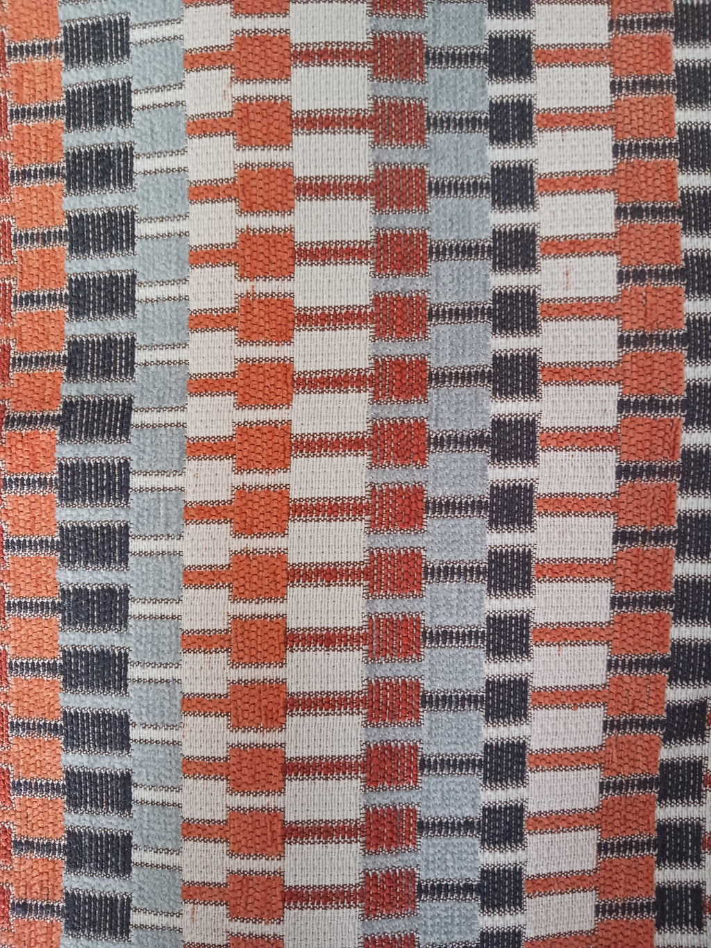 The Farmhouse Collections: PianoThis pillow cover features ivory, orange, rust charcoal grey piano keyboard print. Its suggested insert sizes of 14X24 (15X26) or 18X18 (20X20).PillowsFarmhouse Collections