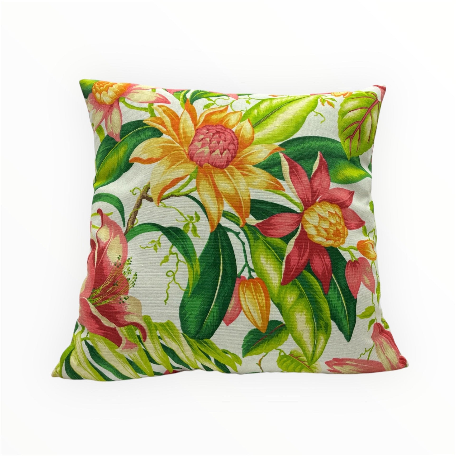 Botanical pillow cover
