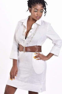 Linen Shirt Dress